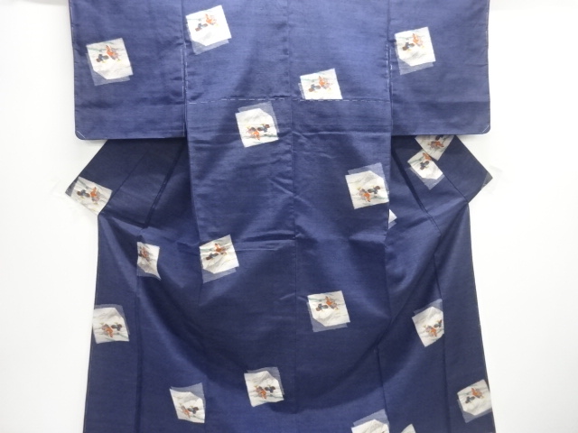 Japanese Kimono / Tsumugi Omeshi Silk